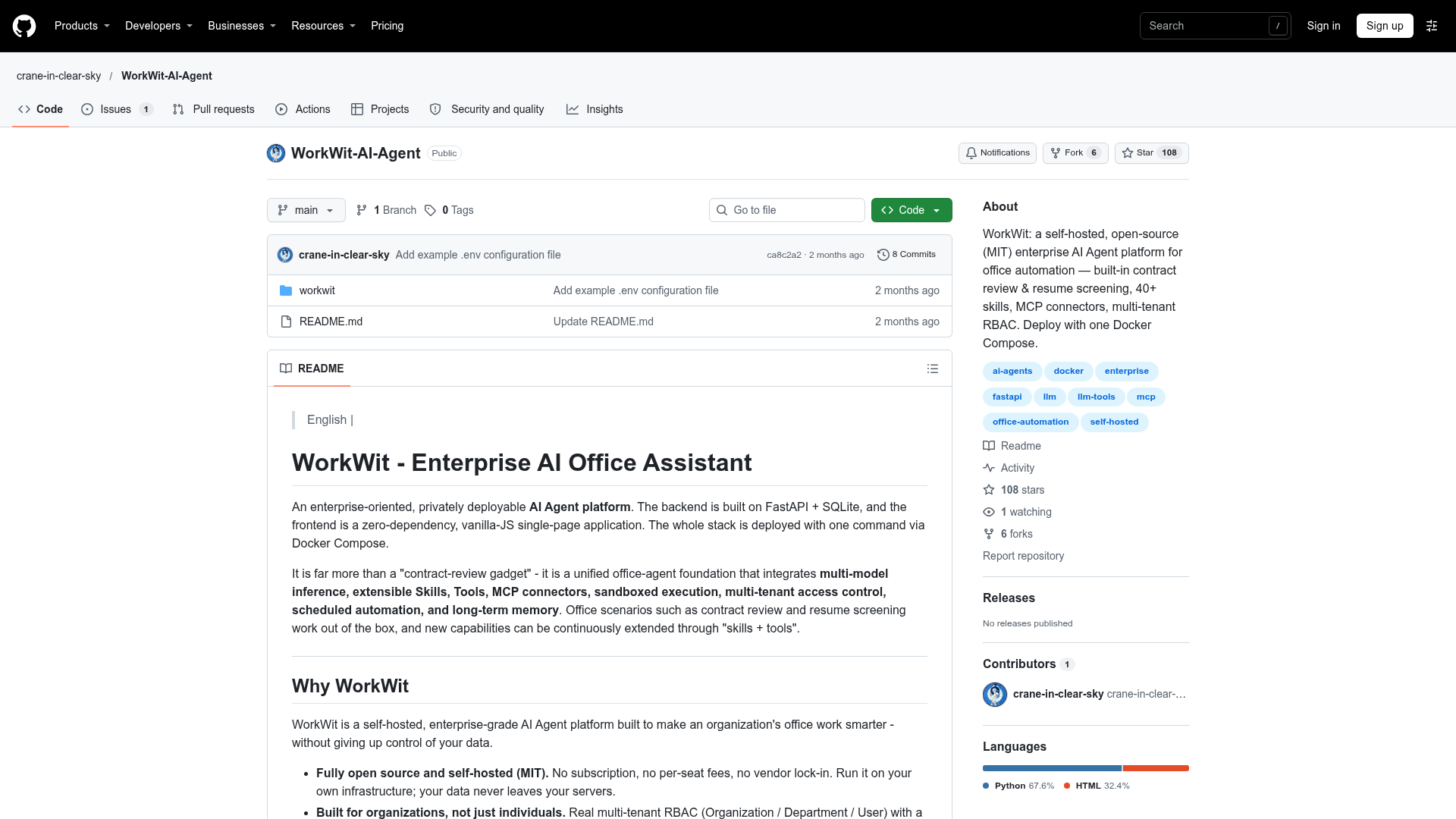 WorkWit-AI-Agent screenshot 1