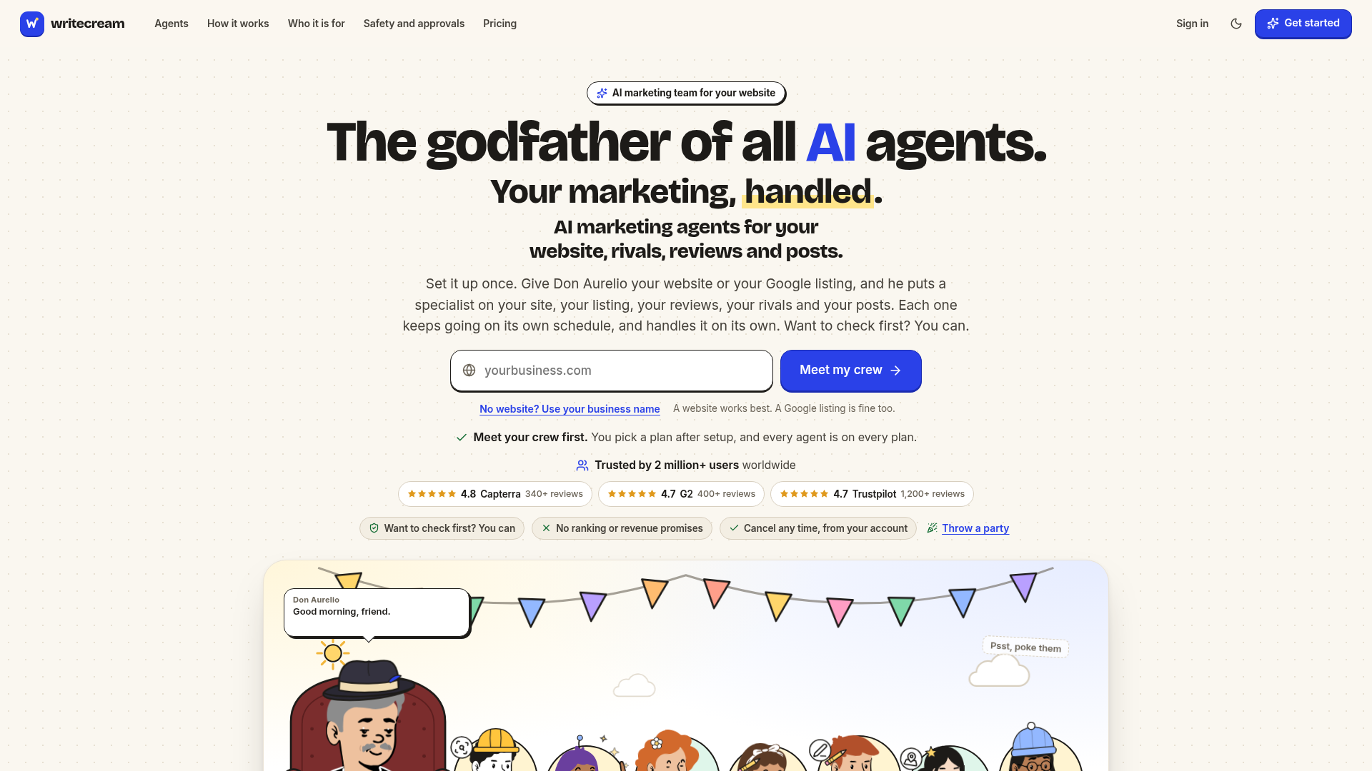 Writecream screenshot 1