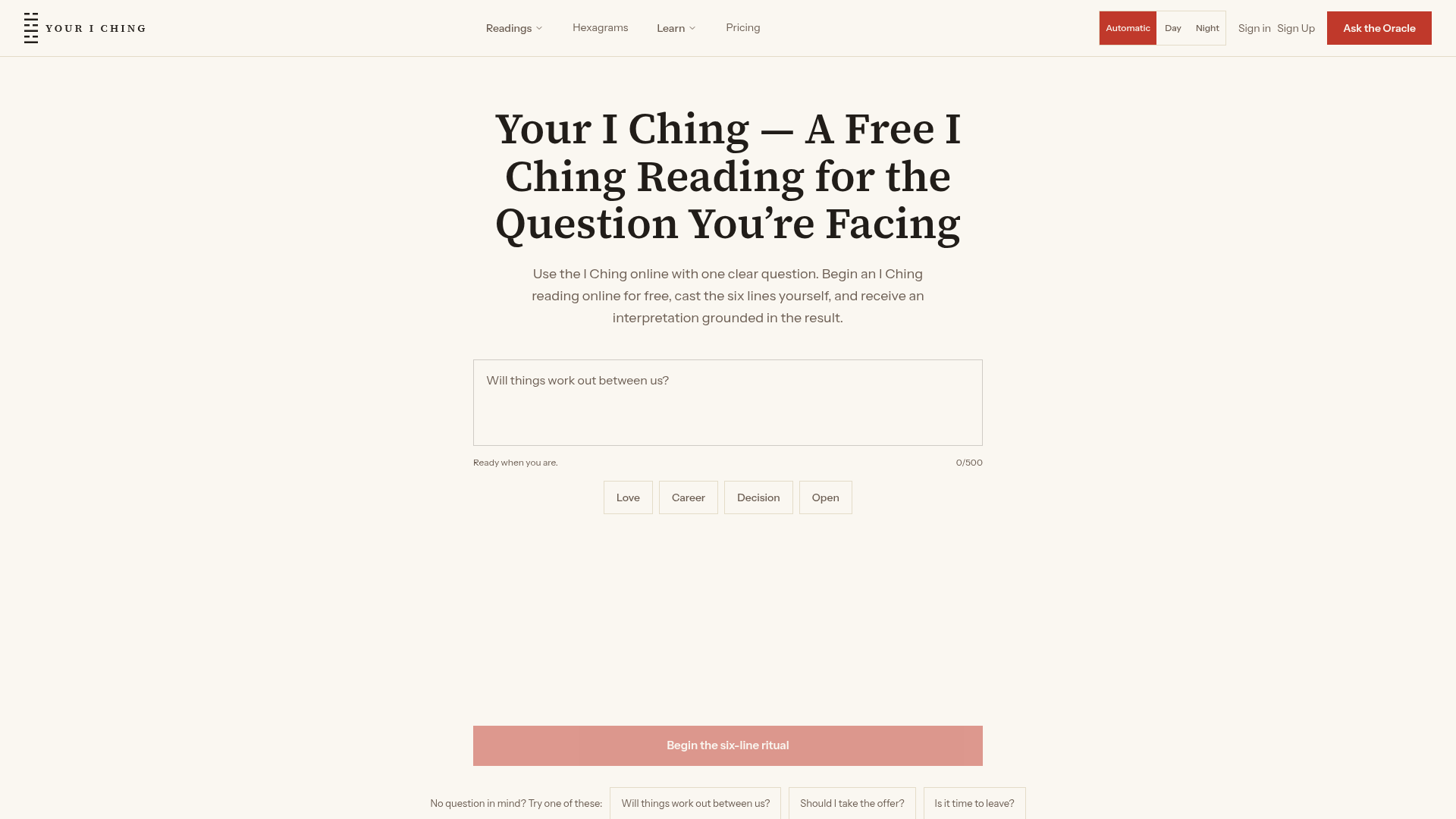 Your I Ching screenshot 1